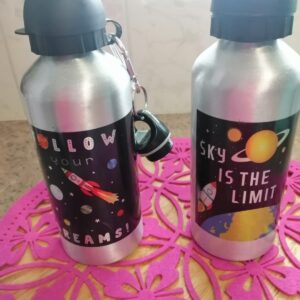 Silver Sports Bottle