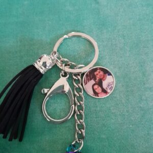 Star Sequin Keyring
