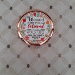 Metal Round Compact Mirror