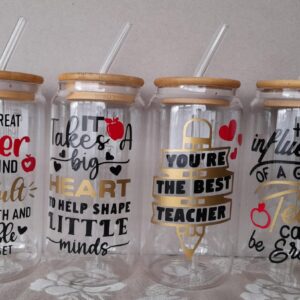 Straw Tumblers with Bamboo Lids