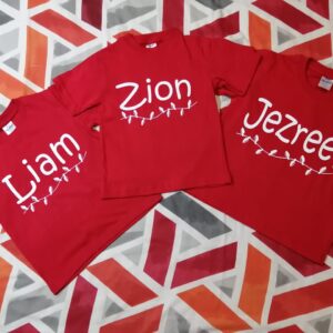 Kiddies Tshirts (Short Sleeves)